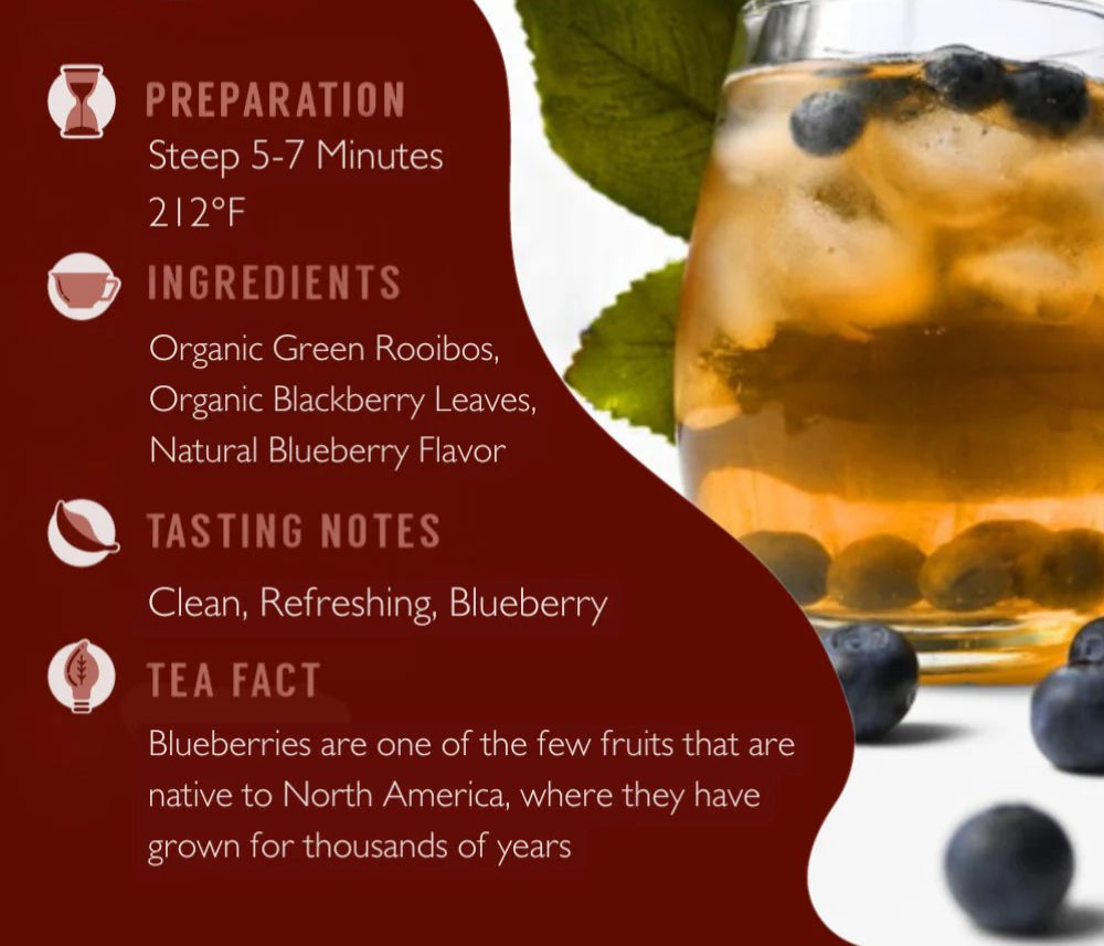 Blueberry Bliss Rooibos - Loose Leaf Tea image 3