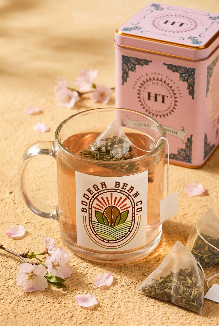 Cherry Blossom Green Tea – Lifestyle Scene