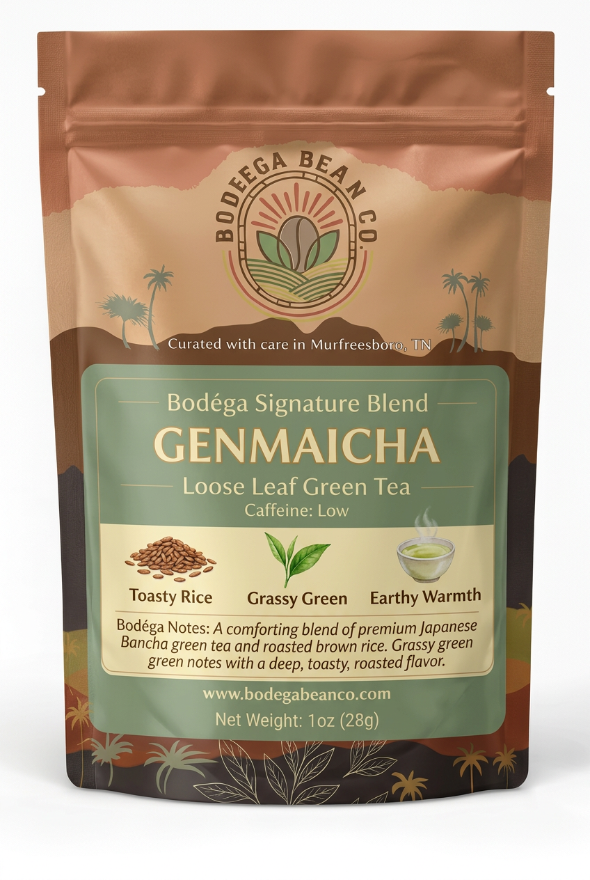 Genmaicha 1oz – Sage Green Label