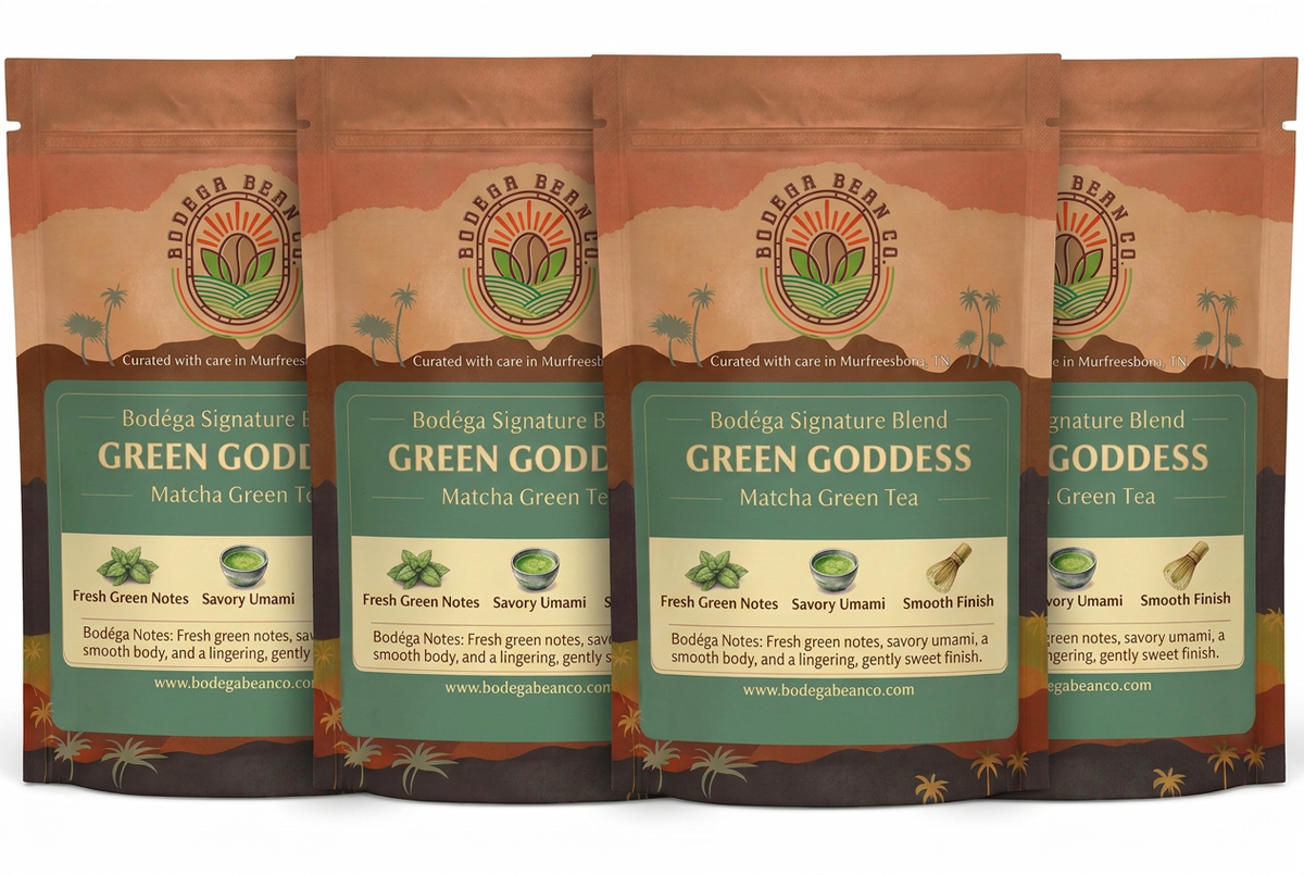 Green Goddess Matcha four-pouch bundle