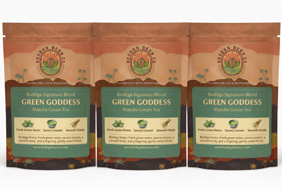Green Goddess Matcha three-pouch bundle