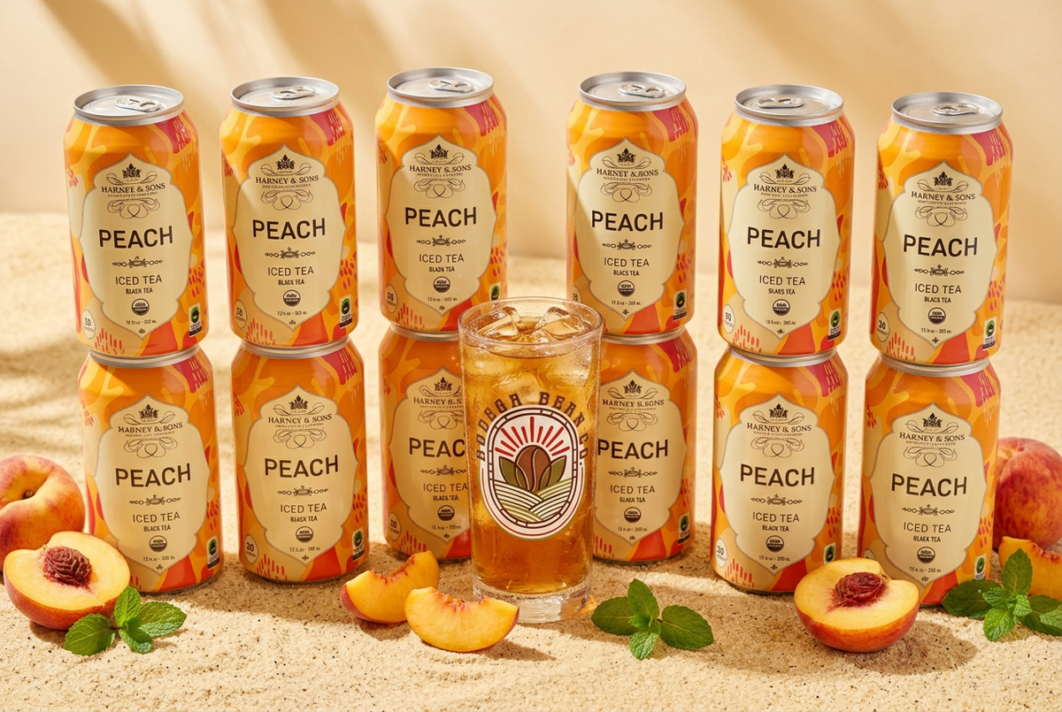 Peach Iced Tea – Case of 12 Cans