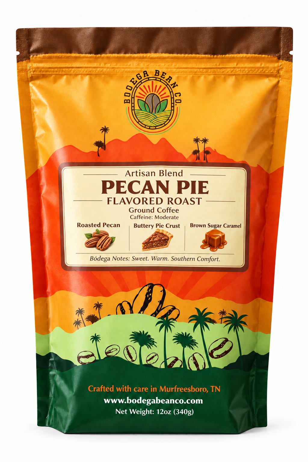 Pecan Pie Flavored Roast Coffee Bag